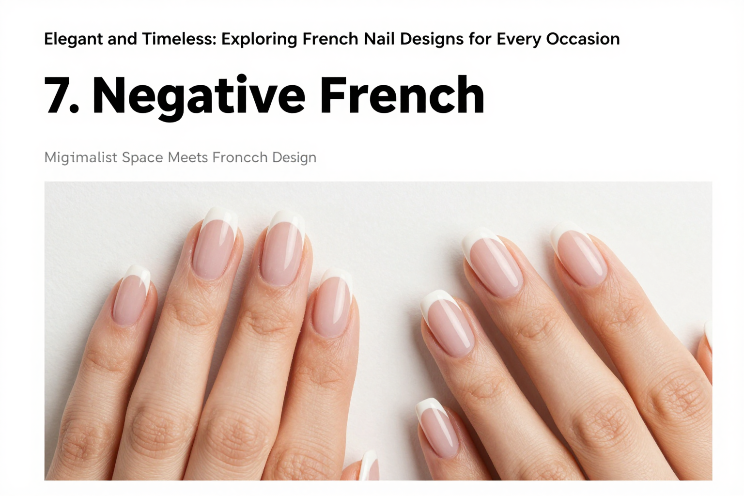Minimalist Edge: Negative Space Meets French Design
