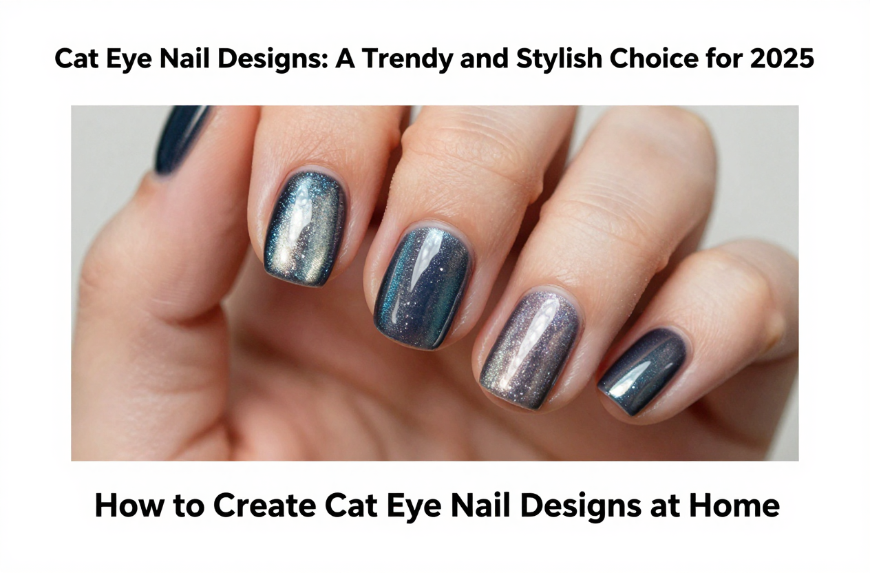 DIY Cat Eye Nail Art Tutorial