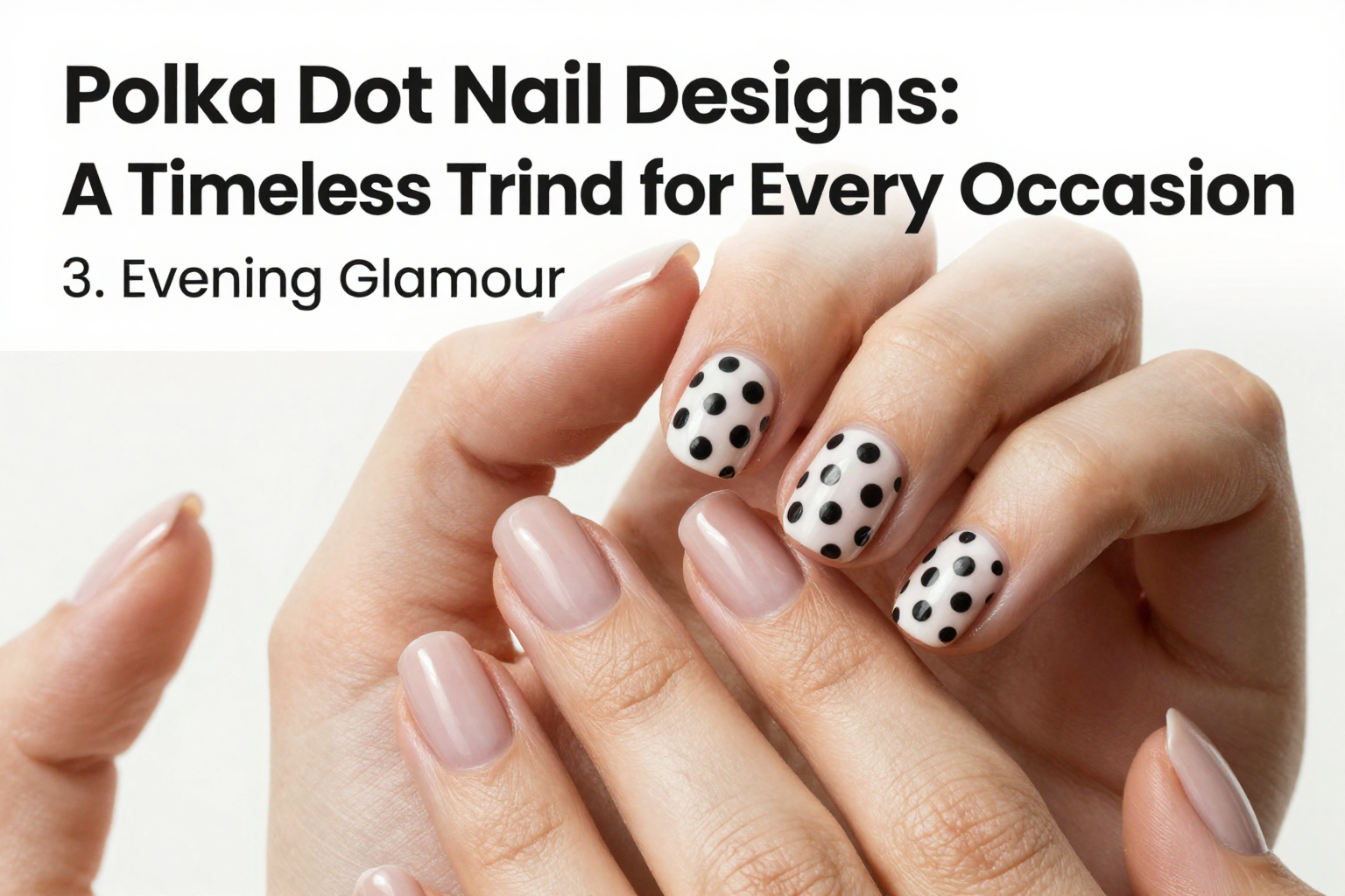 Elegant Evening Polka Dots