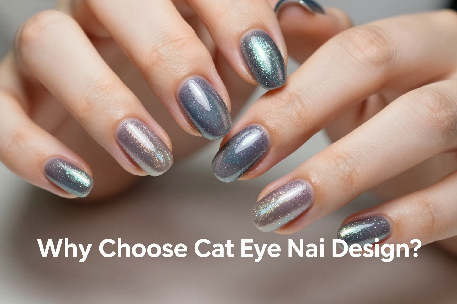 Elegant and Versatile Cat Eye Nails
