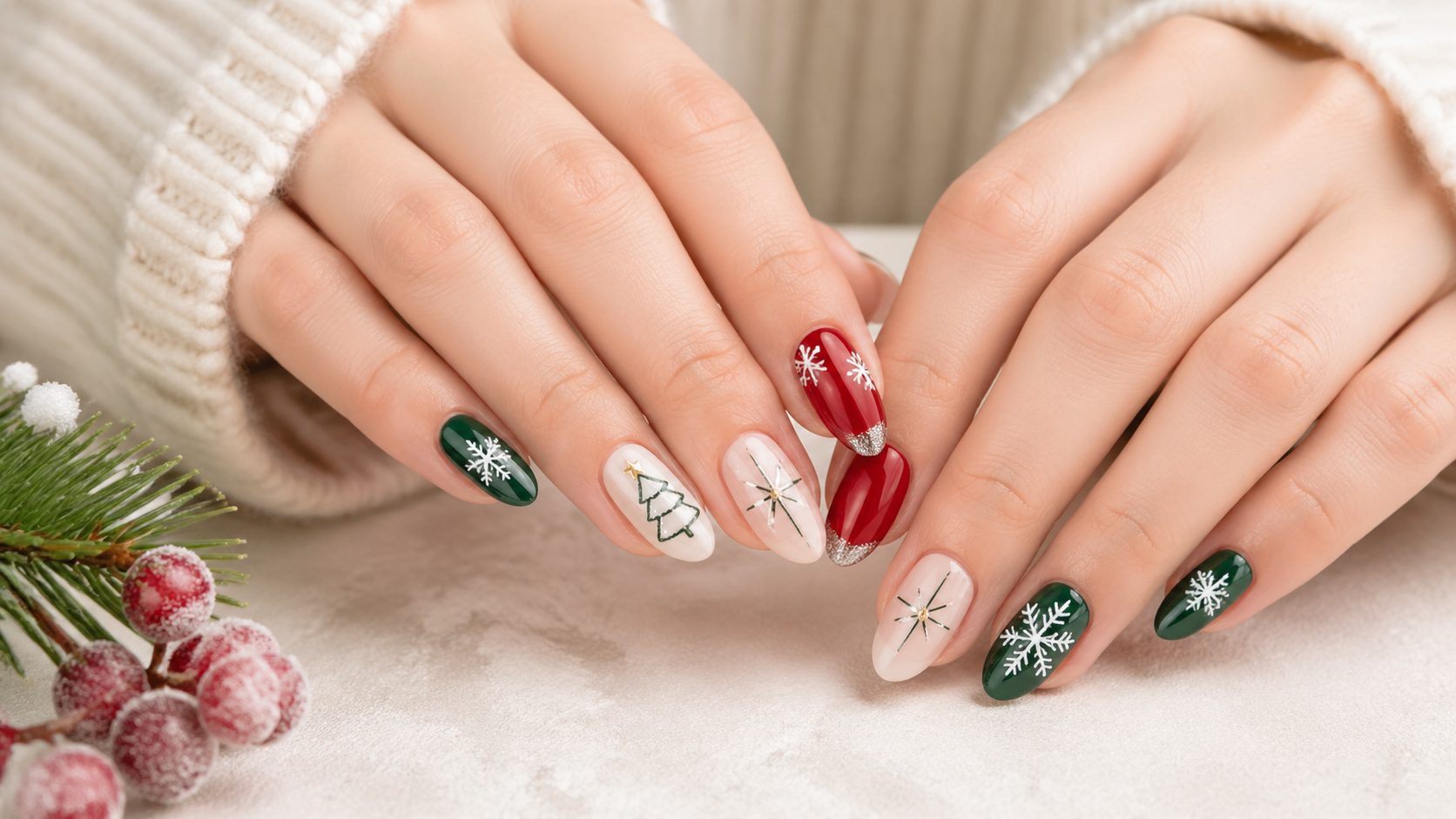 Christmas Nail Designs & Nail Arts