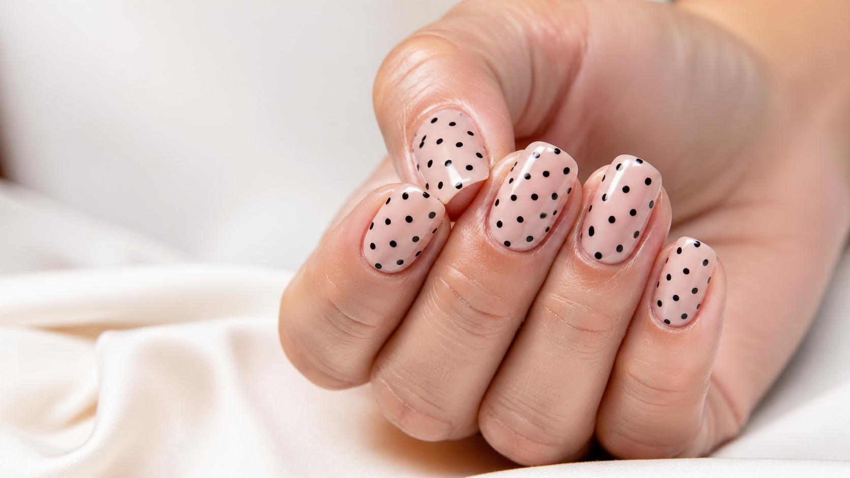 Classic Polka Dot Nail Design