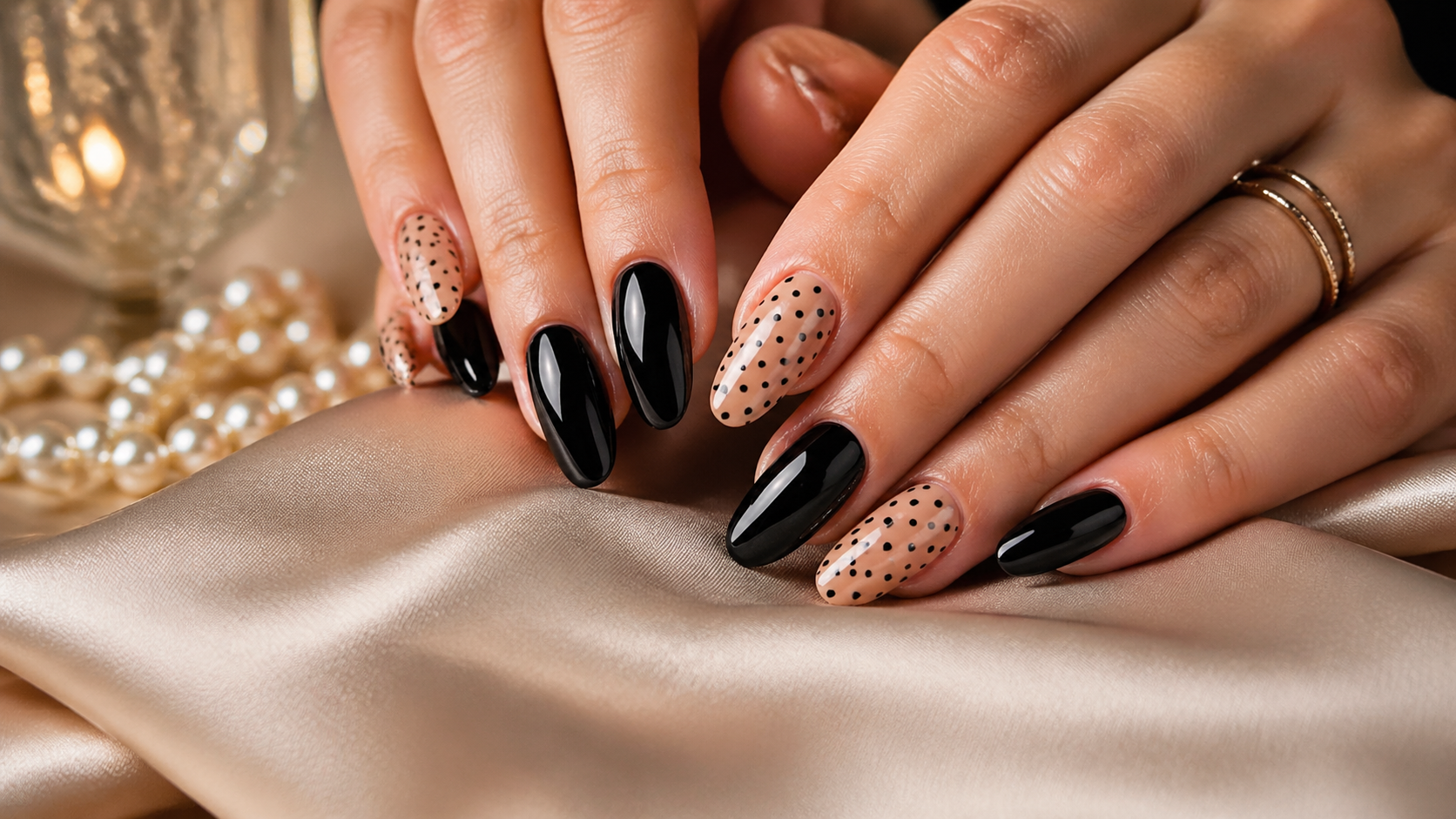 Elegant Evening Polka Dots