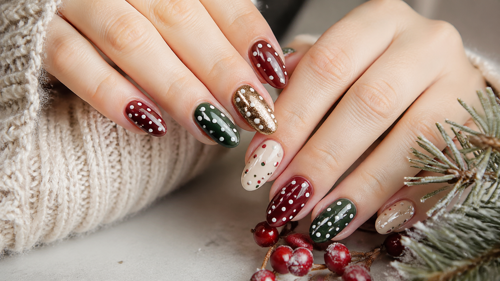Festive Seasonal Polka Dots