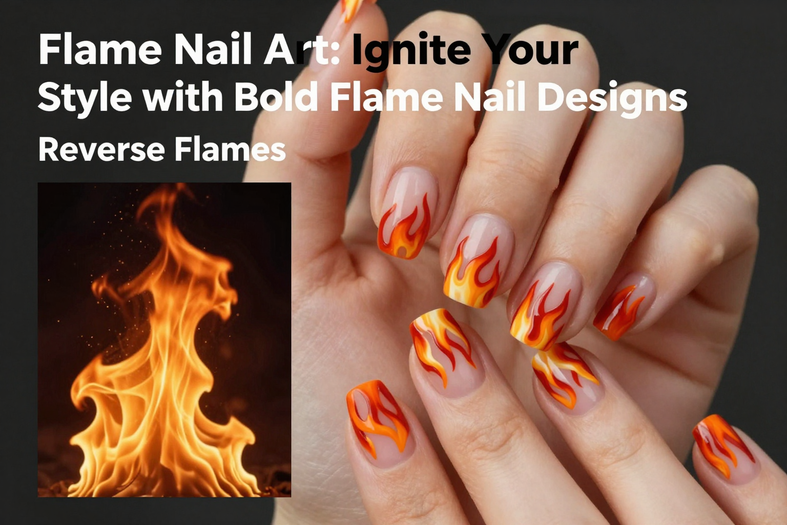 Reverse Flames – Fire Rising from the Base